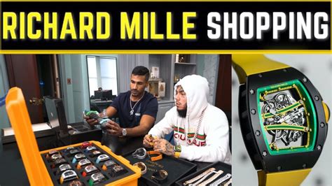 tekashi 69 richard mille|6ix9ine shows a richard mille watch .